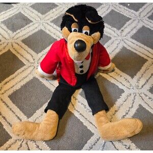 PBC International Musical 20" Big Bad Wolf Plush Doll Red Tuxedo